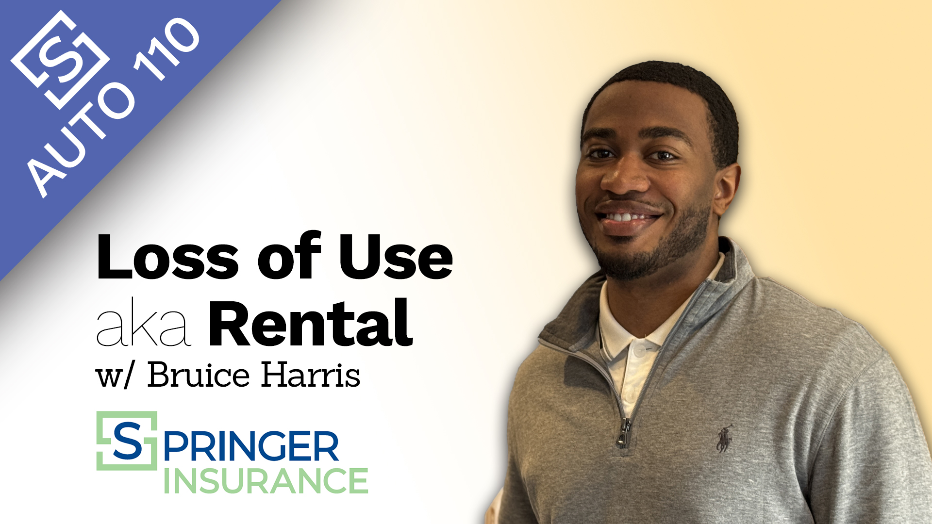 image for Auto 110 Loss of Use aka Rental